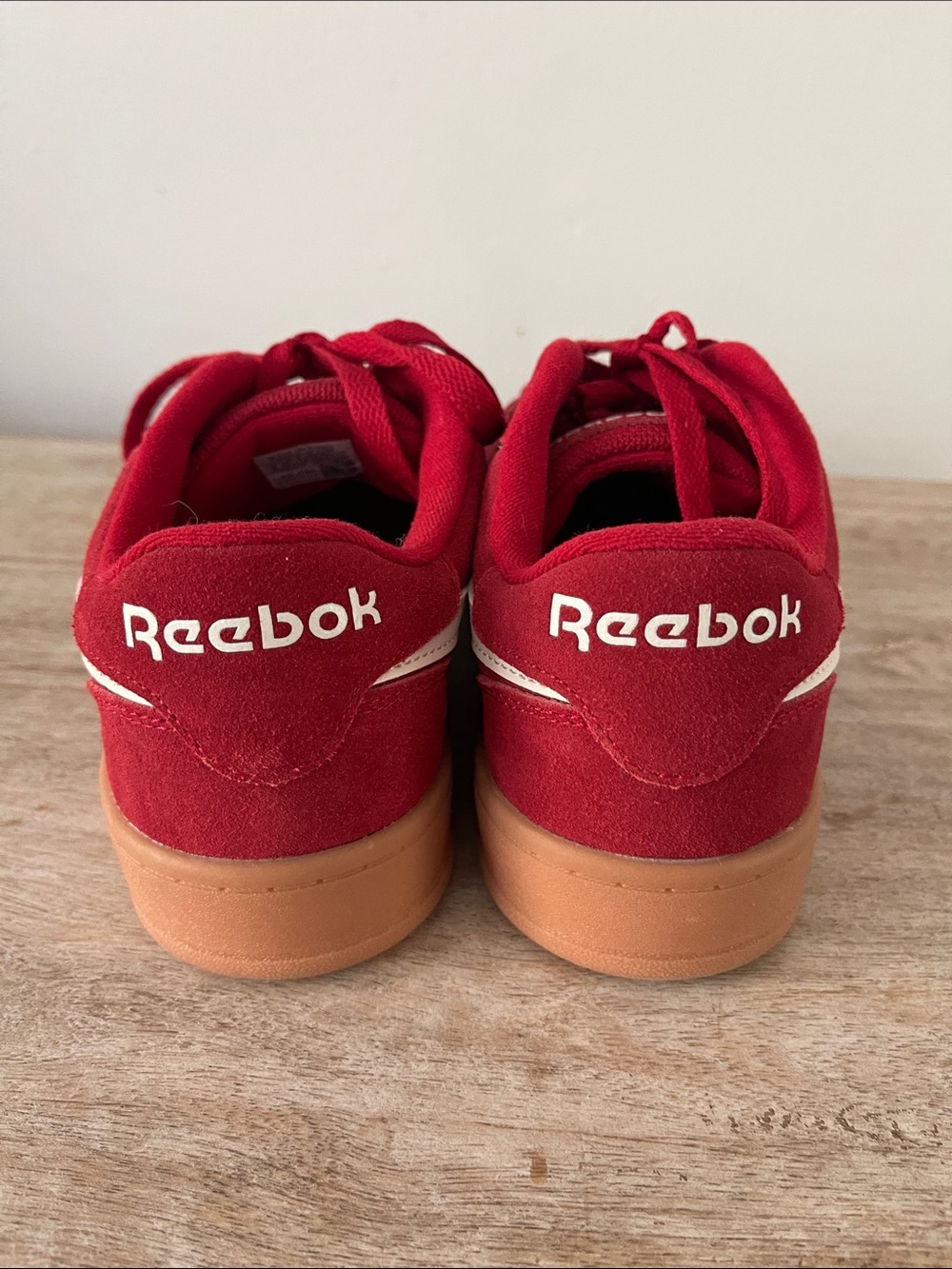 Reebok red Club C Grounds tennis shoes - Picture 4 of 7